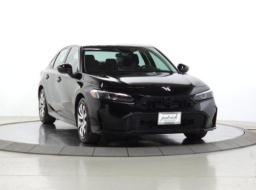 Crystal Black Pearl 2025 Honda Civic LX