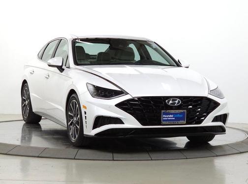 Quartz White 2022 Hyundai SONATA Limited