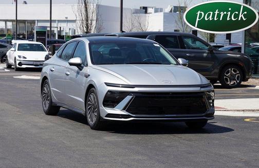 Silver 2025 Hyundai SONATA Hybrid Limited