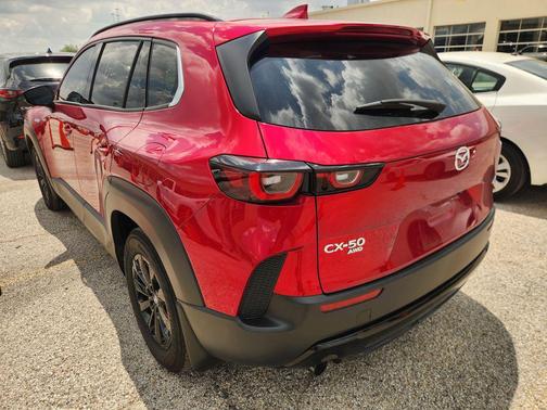 Soul Red Crystal Metallic 2025 Mazda CX-50 Hybrid Premium Package