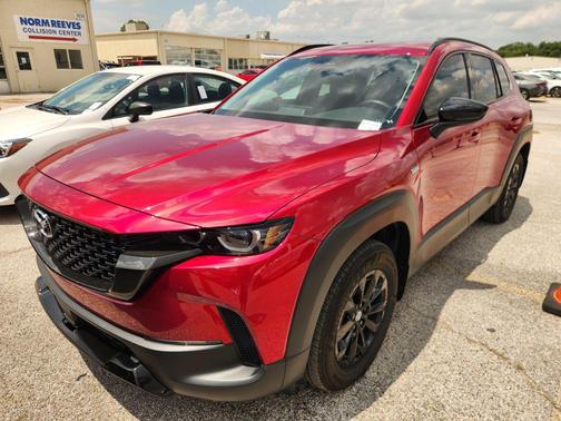 Soul Red Crystal Metallic 2025 Mazda CX-50 Hybrid Premium Package