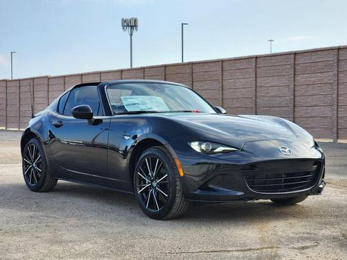 Jet Black Mica 2026 Mazda MX-5 Miata RF Grand Touring