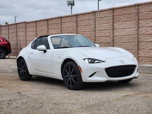 Snowflake White Pearl Mica 2026 Mazda MX-5 Miata RF Grand Touring