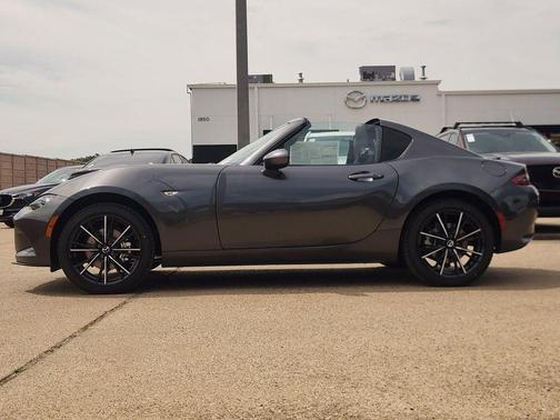 Machine Gray Metallic 2026 Mazda MX-5 Miata RF Grand Touring