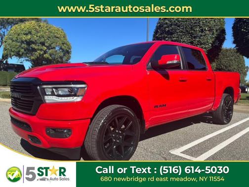 RED 2021 RAM 1500 Sport