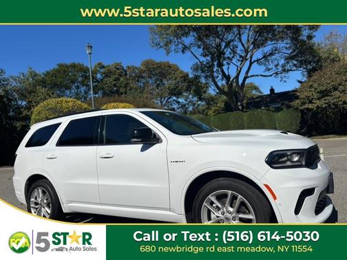 White Knuckle Clearcoat 2024 Dodge Durango R/T Plus AWD