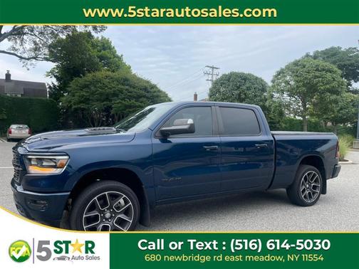 blue 2020 RAM 1500 Rebel
