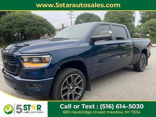 blue 2020 RAM 1500 Rebel
