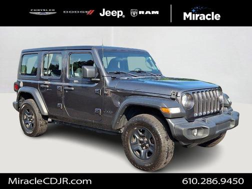 Granite Crystal Clearcoat Metallic 2022 Jeep Wrangler Unlimited Sport