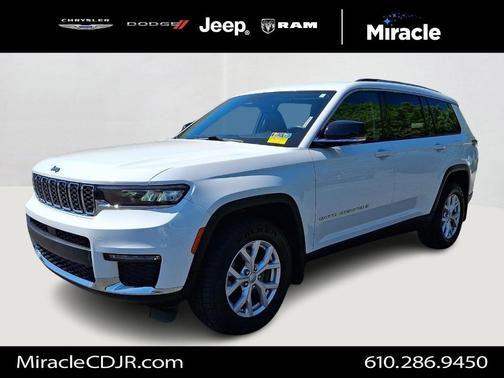 Bright White Clearcoat 2021 Jeep Grand Cherokee L Limited