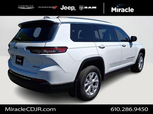 Bright White Clearcoat 2021 Jeep Grand Cherokee L Limited
