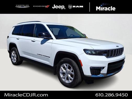 Bright White Clearcoat 2021 Jeep Grand Cherokee L Limited