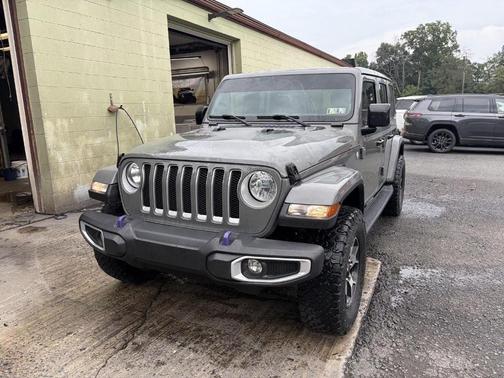 Gray 2021 Jeep Wrangler Unlimited Sahara