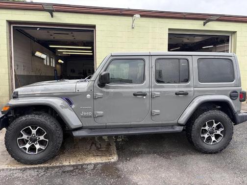 Gray 2021 Jeep Wrangler Unlimited Sahara