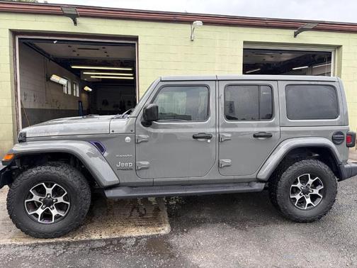 Gray 2021 Jeep Wrangler Unlimited Sahara