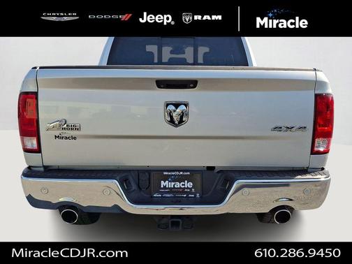 Bright Silver Clearcoat Metallic 2017 RAM 1500 Big Horn