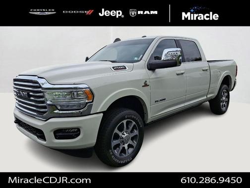 Pearl White 2024 RAM 2500 Longhorn