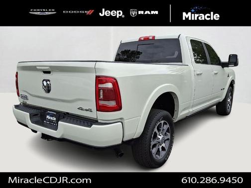 Pearl White 2024 RAM 2500 Longhorn