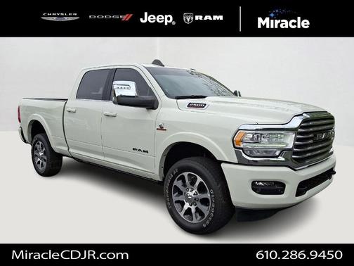Pearl White 2024 RAM 2500 Longhorn