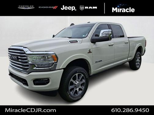 Pearl White 2024 RAM 2500 Longhorn