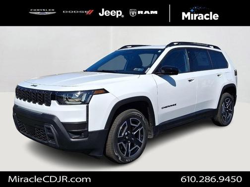 Bright White Clearcoat 2026 Jeep Cherokee LAREDO/LIMITED
