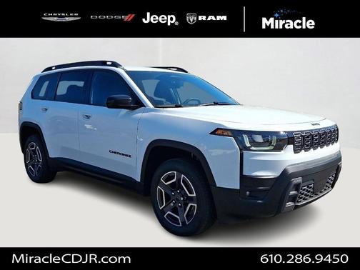 Bright White Clearcoat 2026 Jeep Cherokee LAREDO/LIMITED
