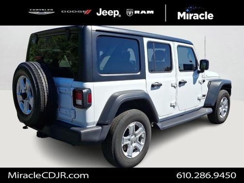 Bright White Clearcoat 2022 Jeep Wrangler Unlimited Sport