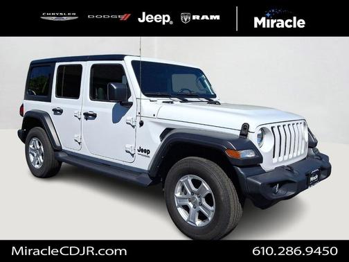 Bright White Clearcoat 2022 Jeep Wrangler Unlimited Sport