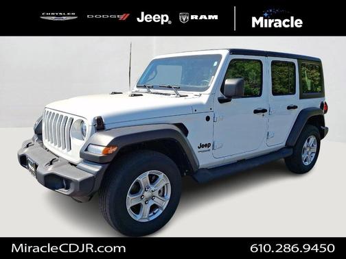 Bright White Clearcoat 2022 Jeep Wrangler Unlimited Sport