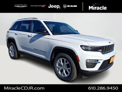 Bright White Clearcoat 2023 Jeep Grand Cherokee Limited