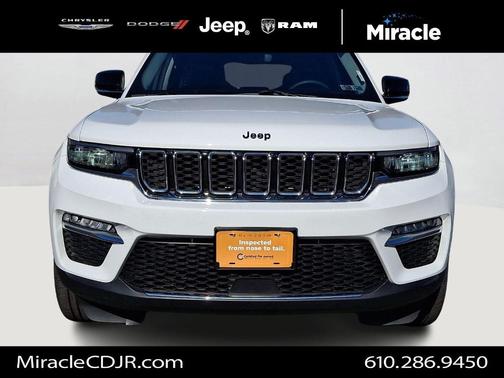 Bright White Clearcoat 2023 Jeep Grand Cherokee Limited