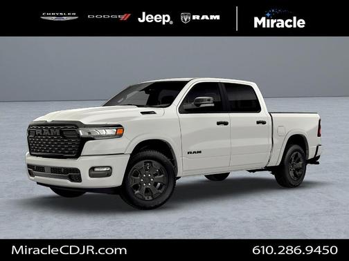 Bright White Clearcoat 2026 RAM 1500 Big Horn