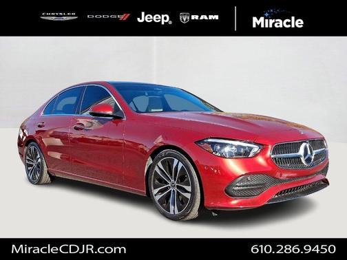 MANUFAKTUR Cardinal Red Metallic 2022 Mercedes-Benz C-Class C 300 4MATIC