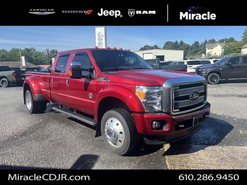 Ruby Red Metallic Tinted Clearcoat 2015 Ford F-450 Platinum