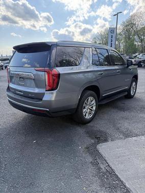 Satin Steel Metallic 2021 GMC Yukon SLT