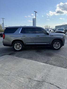 Satin Steel Metallic 2021 GMC Yukon SLT