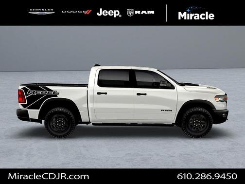Bright White Clearcoat 2026 RAM 1500 Rebel
