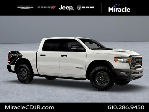 Bright White Clearcoat 2026 RAM 1500 Rebel