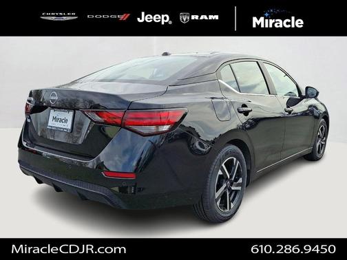 Black 2025 Nissan Sentra SV