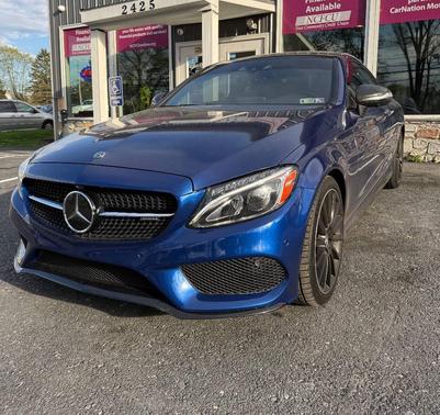 Blue 2018 Mercedes-Benz AMG C 43 4MATIC