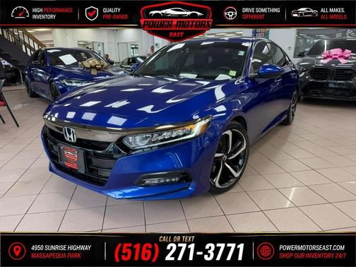 Blue 2018 Honda Accord Sport 1.5T CVT