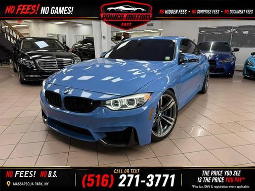 Yas Marina Blue Metallic 2015 BMW M4 Base