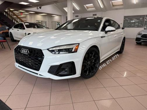 Glacier White Metallic 2025 Audi A5 Sportback 45 S Line Premium
