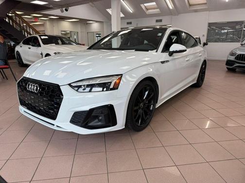 White 2025 Audi A5 Sportback 45 S Line Premium