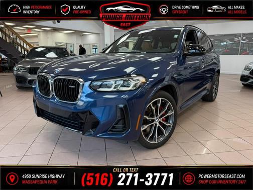 Phytonic Blue Metallic 2022 BMW X3 M40i Sports Activity Vehicle