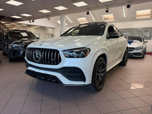 designo Diamond White Metallic 2021 Mercedes-Benz AMG GLE 53e 4MATIC Coupe