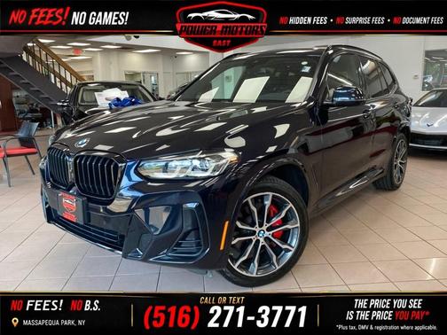 Carbon Black Metallic 2022 BMW X3 xDrive30i