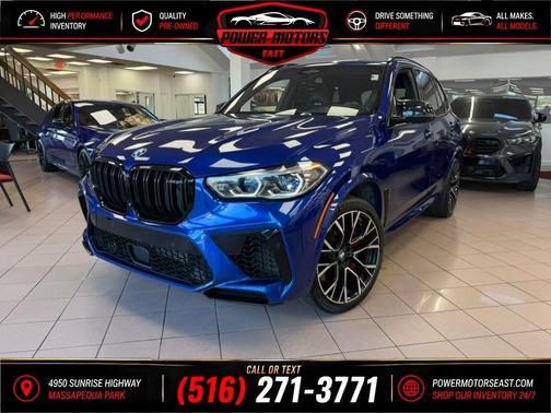 Marina Bay Blue Metallic 2022 BMW X5 M Base
