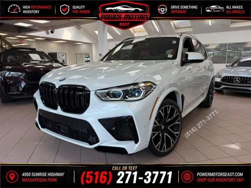 White 2021 BMW X5 M Base