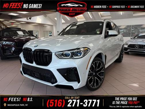 White 2021 BMW X5 M Base